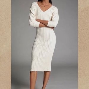 Anthropologie - Ivory Maeve Dress